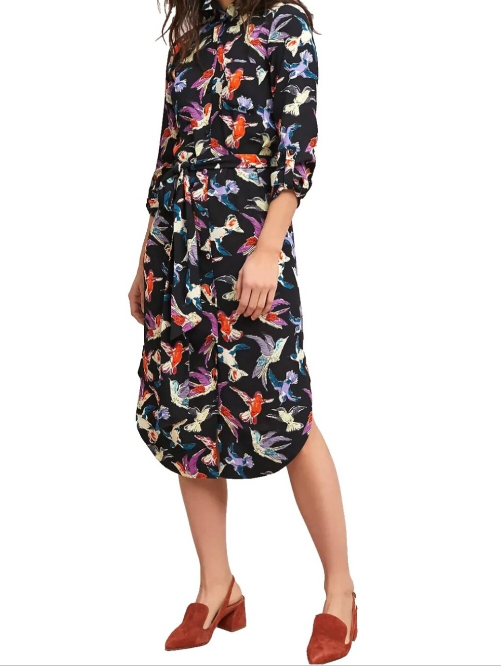 Maeve Anthropologie Martina‎ Midi Shirtdress